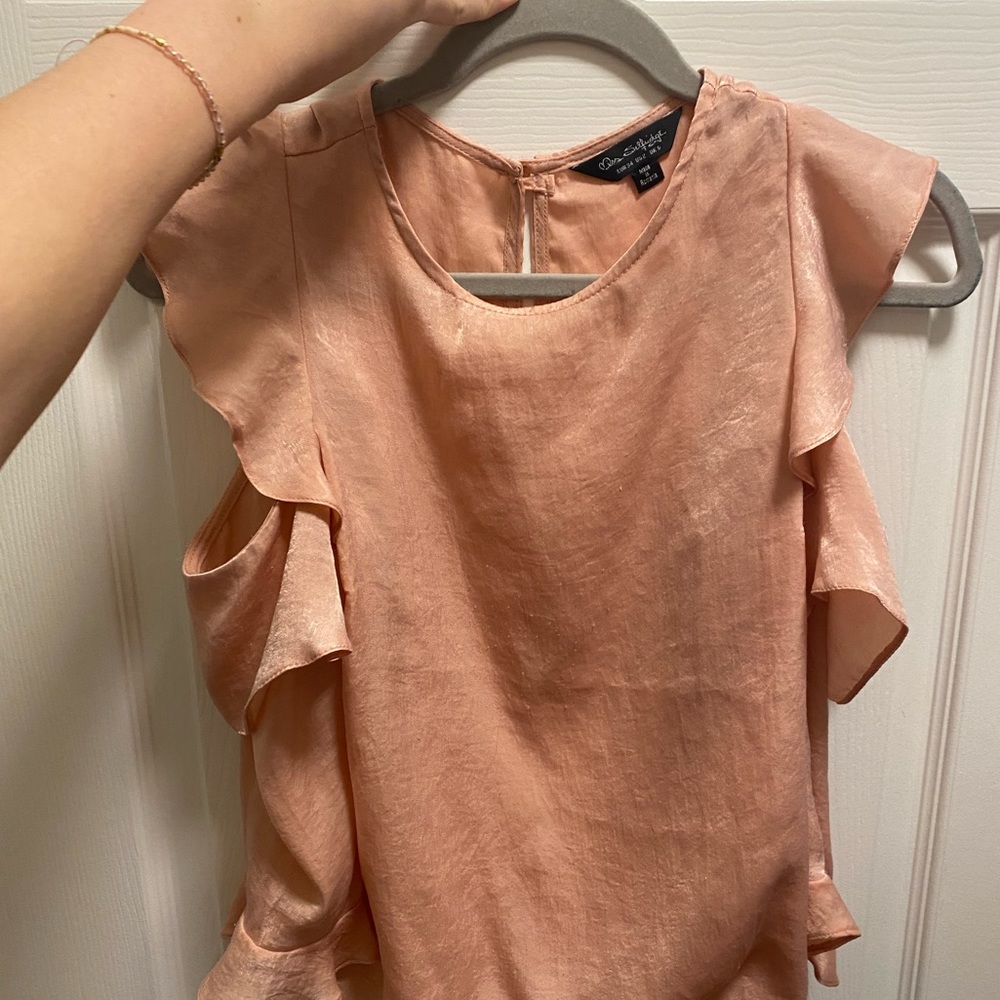 Blush long sleeve top from Miss Selfridge